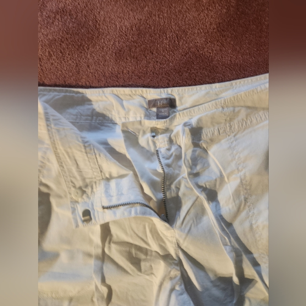 J. Jill White Capris with Pockets